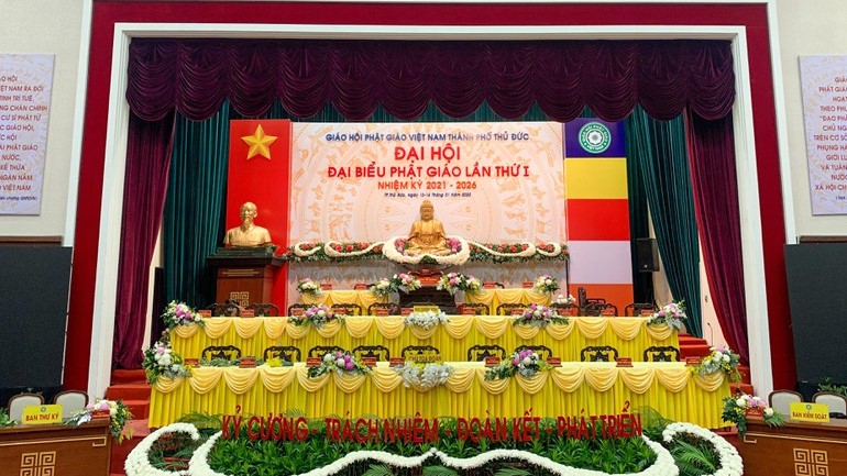 Sẵn sàng đón đại biểu tham dự Đại hội đại biểu Phật giáo TP.Thủ Đức lần thứ I