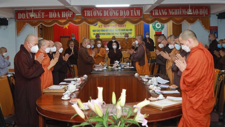 Ban Trị sự Phật giáo TP.Thủ Đức họp phiên đầu tiên sau đại hội