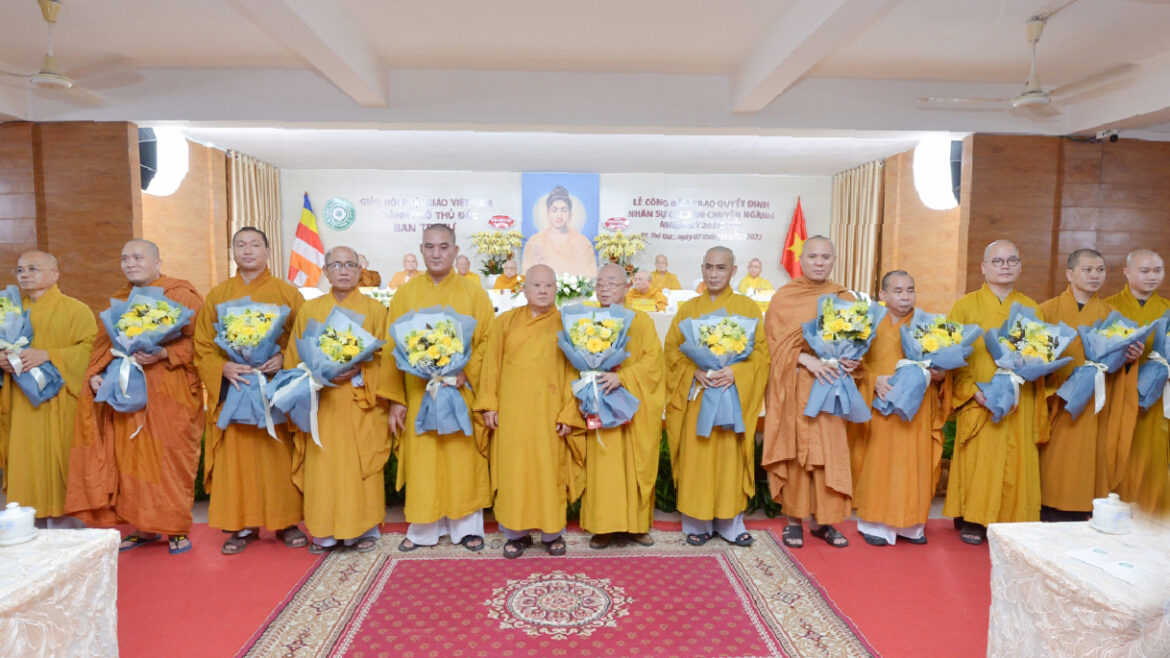 Phật giáo TP.Thủ Đức ra mắt nhân sự các ban chuyên ngành nhiệm kỳ 2021-2026